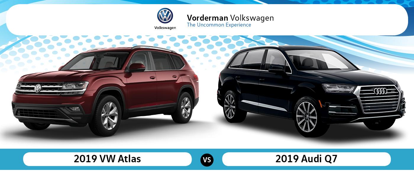 2019 VW Atlas vs. Audi Q7 in Fort Wayne, IN