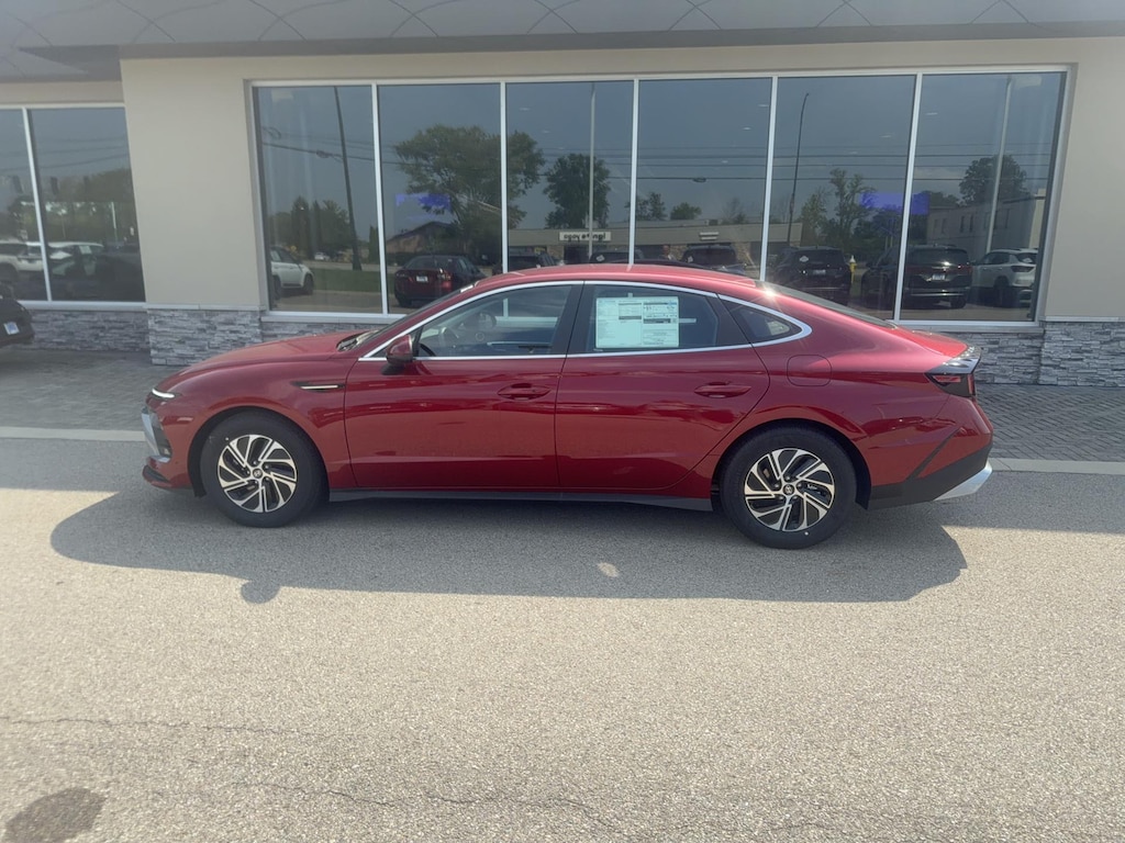 New 2026 Hyundai Sonata Hybrid Blue Sedan