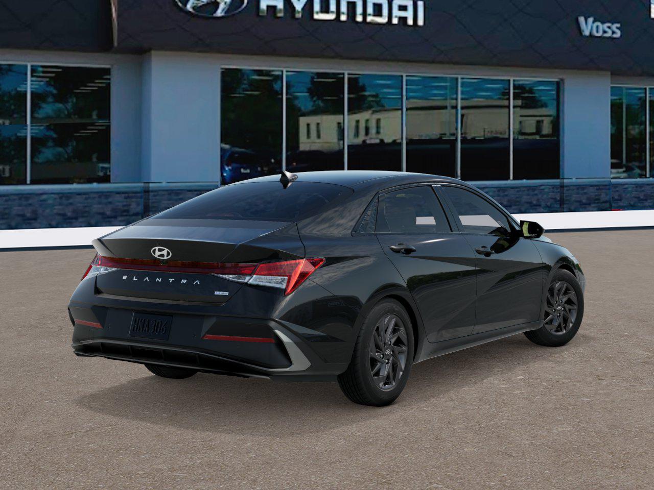2026 Hyundai Elantra Hybrid Blue, photo 3 of 12