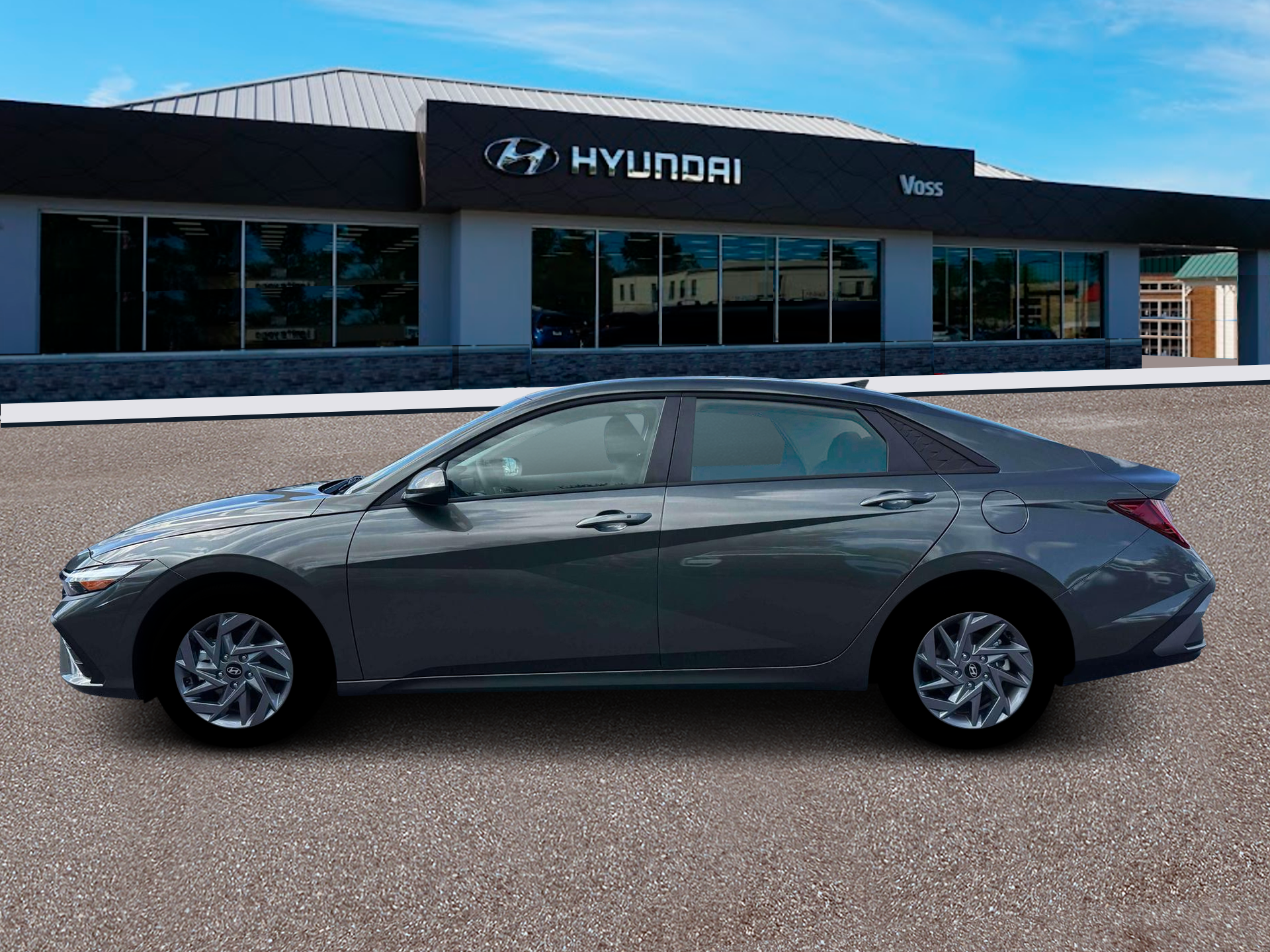 2026 Hyundai Elantra Hybrid Blue, photo 2 of 12