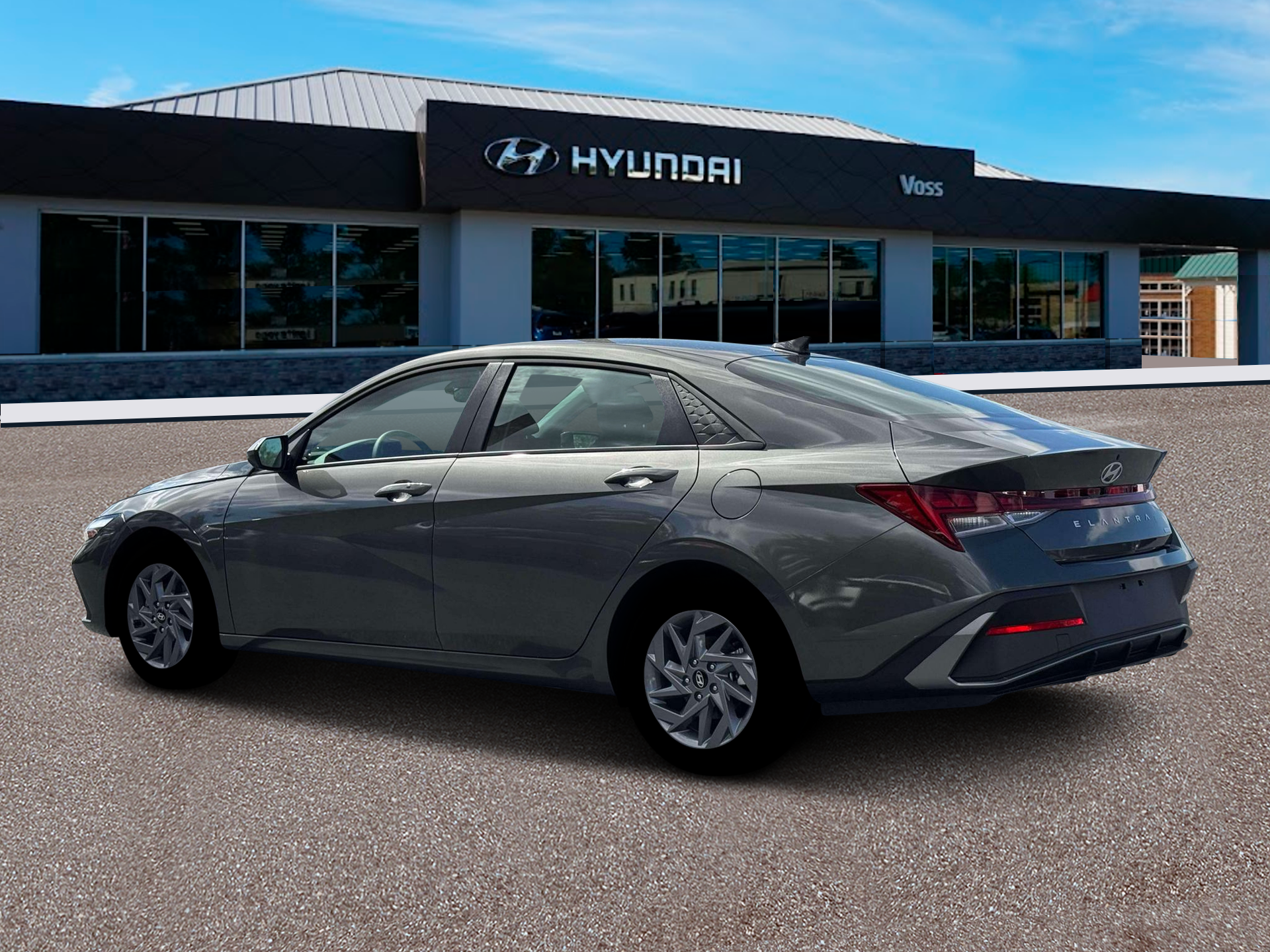 2026 Hyundai Elantra Hybrid Blue, photo 3 of 12