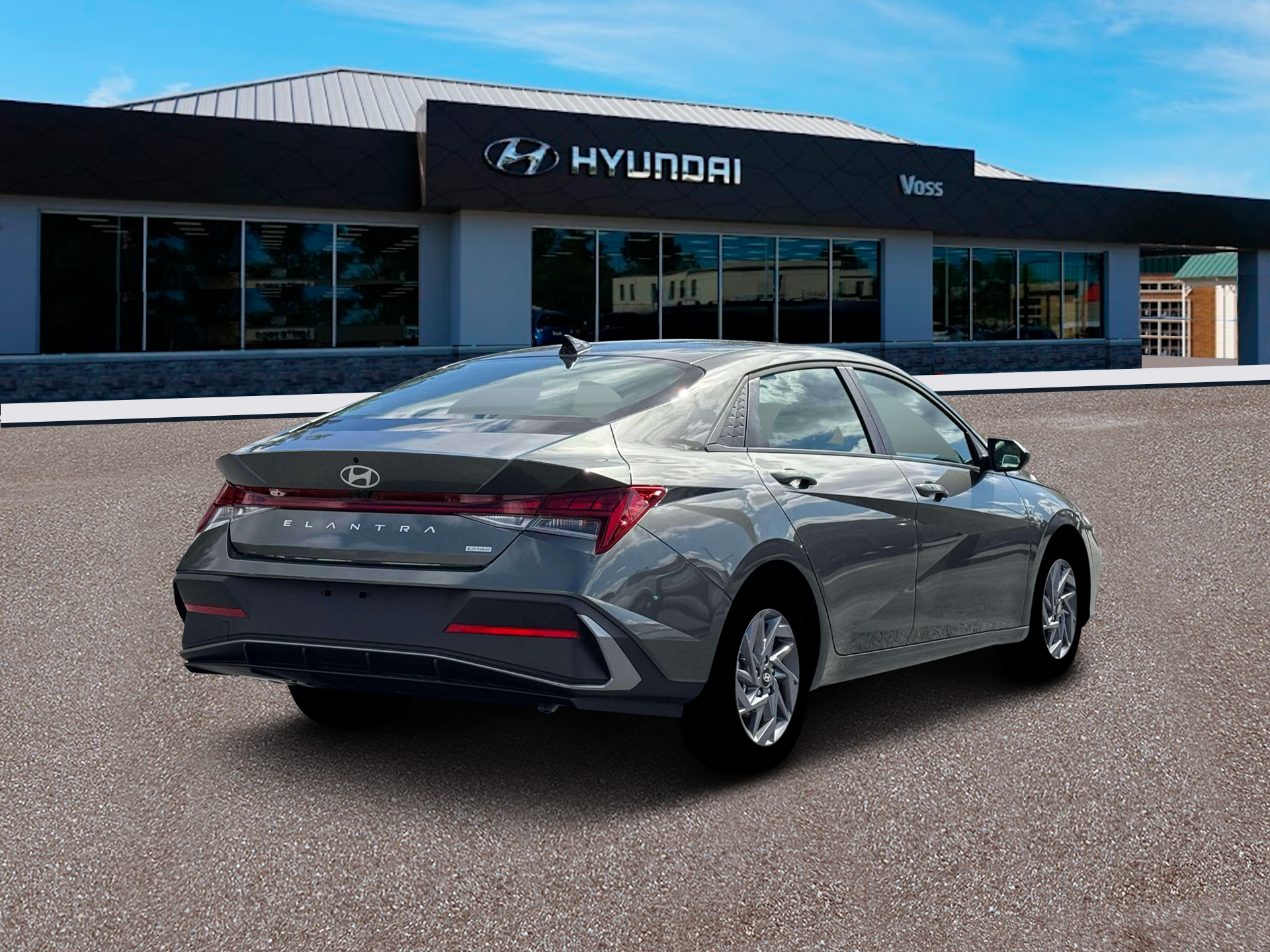 2026 Hyundai Elantra Hybrid Blue, photo 7 of 12