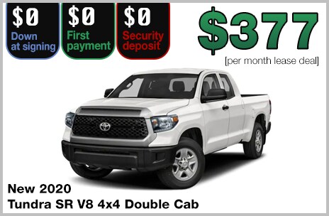 Zero Down Toyota Lease Deals | 802 Toyota of Vermont