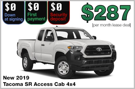 Zero Down Toyota Lease Deals | 802 Toyota of Vermont