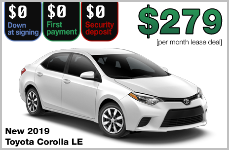 Toyota Corolla Lease Deal