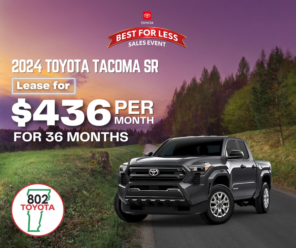 Toyota Deals, Specials Offers and Coupons | 802 Toyota of Vermont
