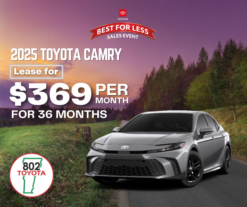 Toyota Deals, Specials Offers and Coupons | 802 Toyota of Vermont