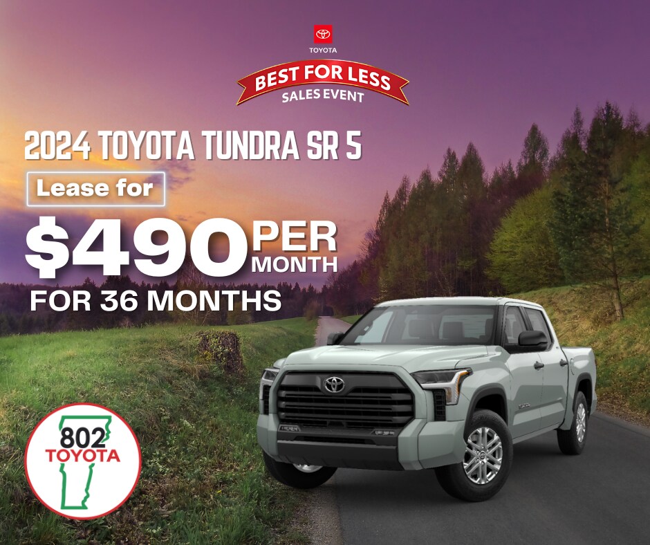 Toyota Deals, Specials Offers and Coupons | 802 Toyota of Vermont