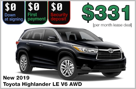 Zero Down Toyota Lease Deals 802 Toyota Of Vermont