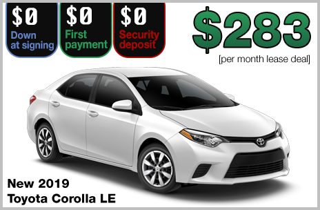 Lease A New 2024 Toyota Corolla Le With 0 Down For Just 283 Month 36 Months