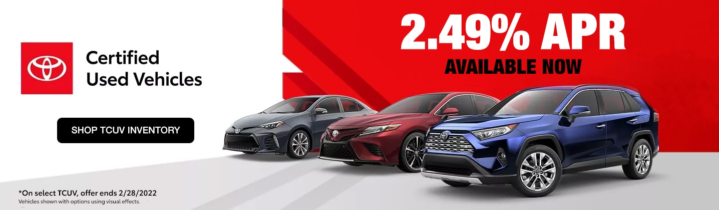 0 Low APR Deals 802 Toyota