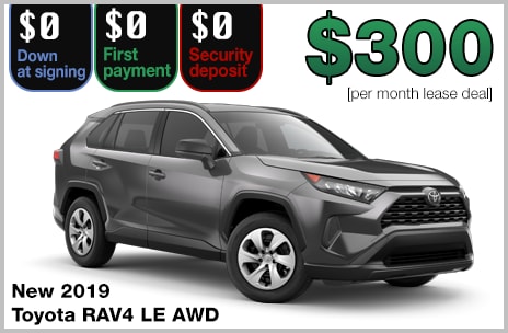 Zero Down Toyota Lease Deals 802 Toyota Of Vermont