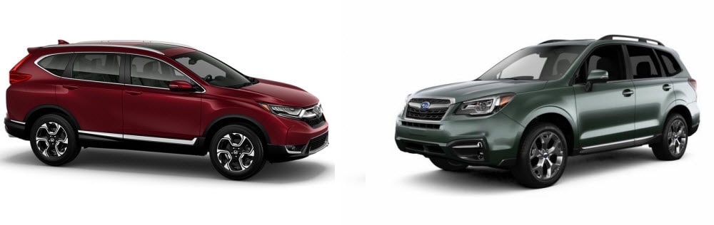 Honda CR-V versus Subaru Forester