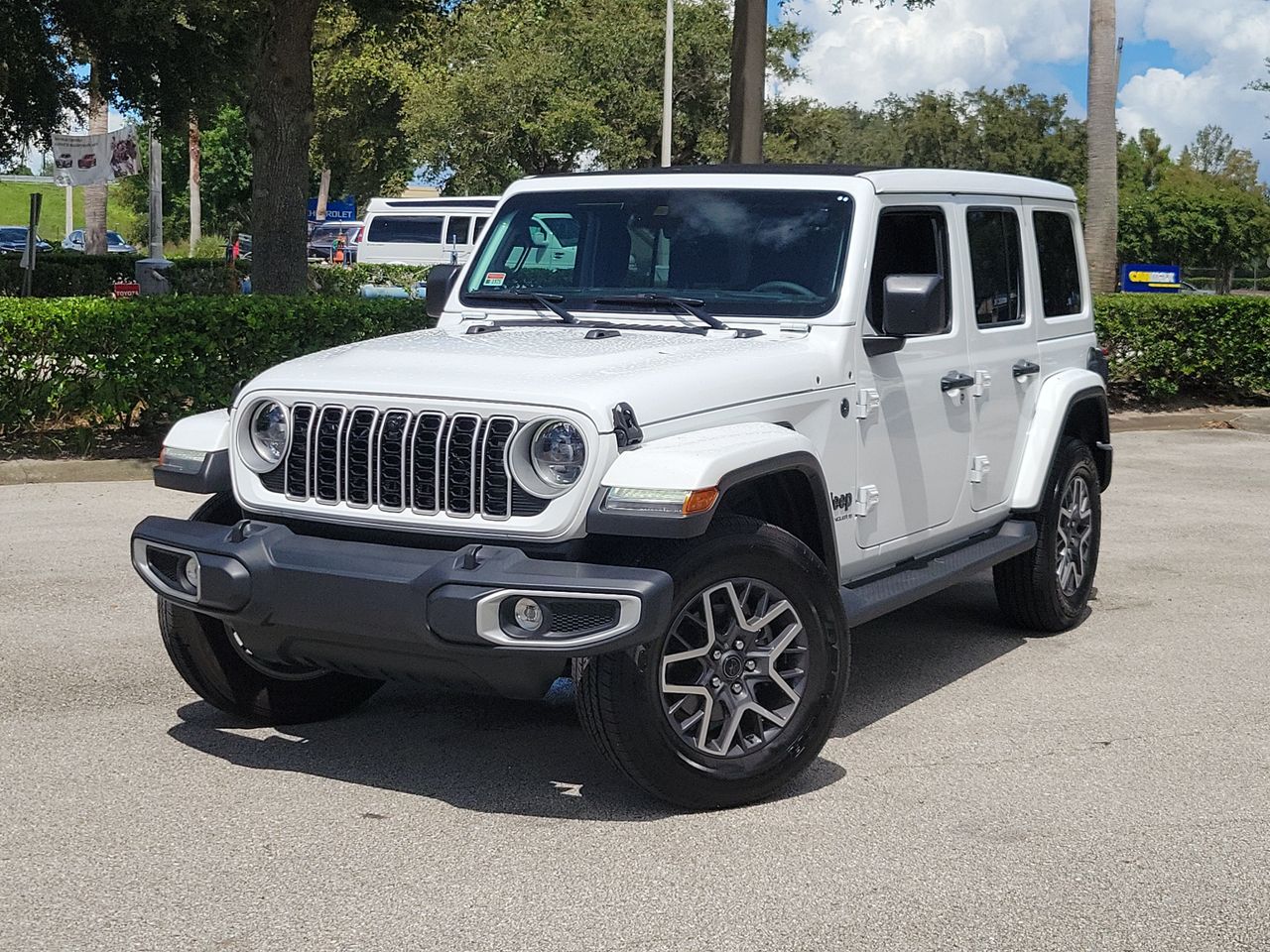 Bright White Clearcoat 2025 Jeep Wrangler SUV / Crossover Four-Wheel Drive 8-Speed Automatic