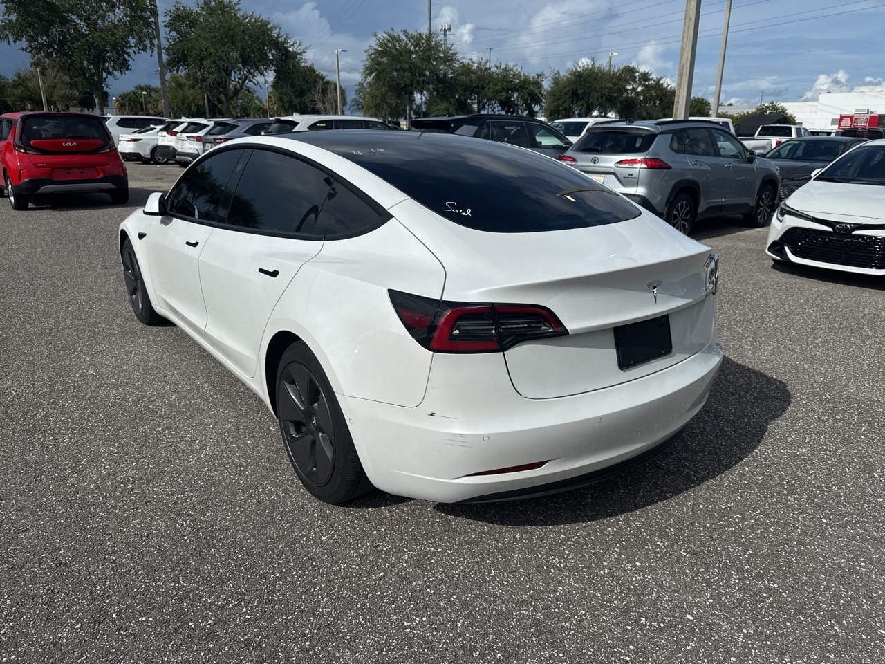 Used 2021 Tesla Model 3 Base with VIN 5YJ3E1EA5MF982542 for sale in Sanford, FL