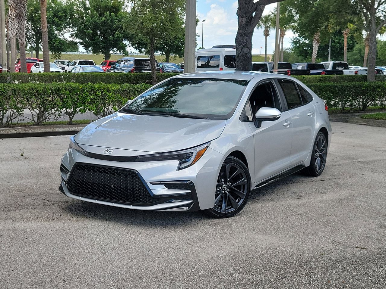 Classic Silver Metallic 2024 Toyota Corolla SE FWD Sedan Front-Wheel Drive Continuously Variable Transmission