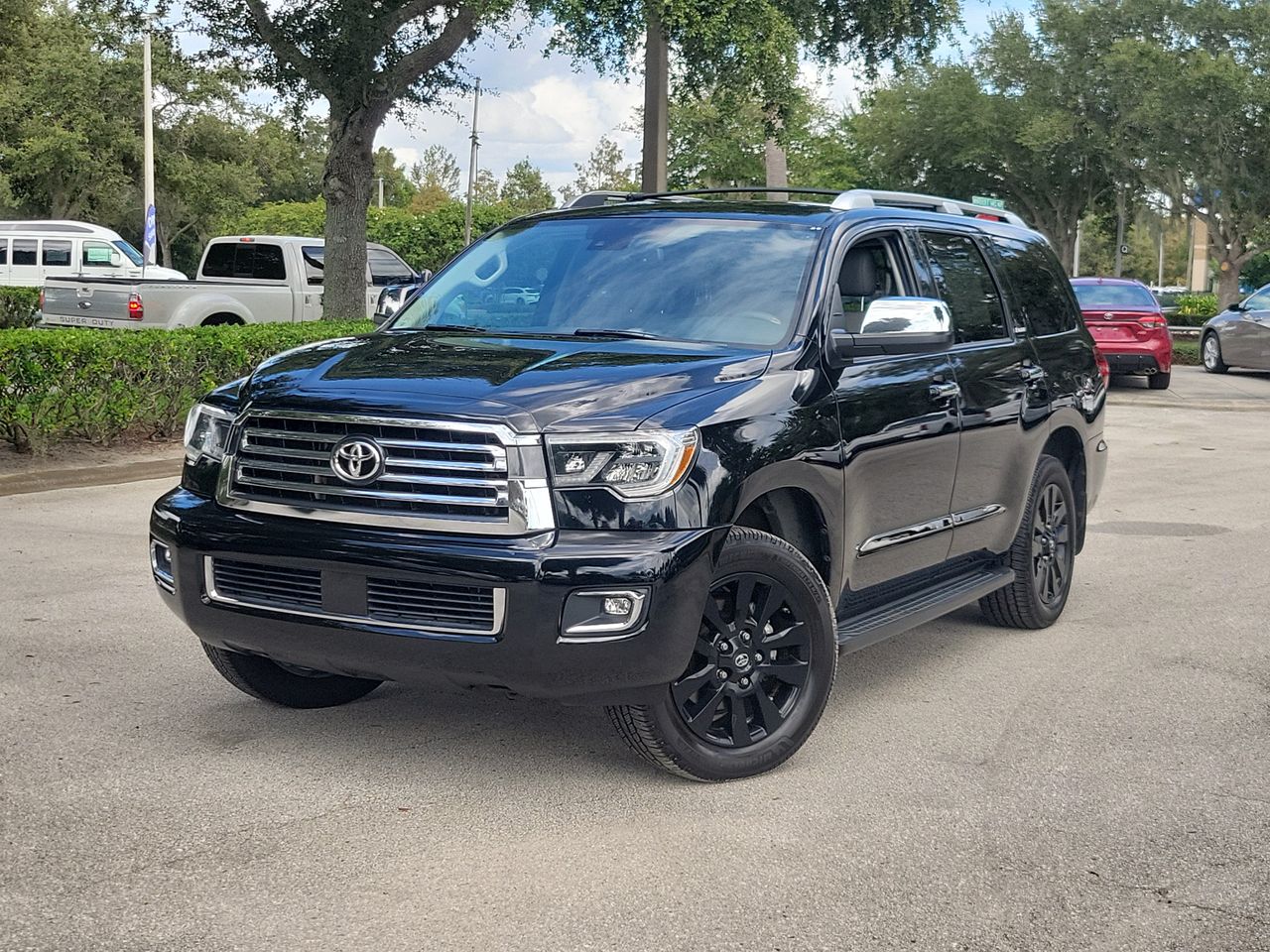 Midnight Black Metallic 2021 Toyota Sequoia SUV / Crossover Four-Wheel Drive 6-Speed Automatic