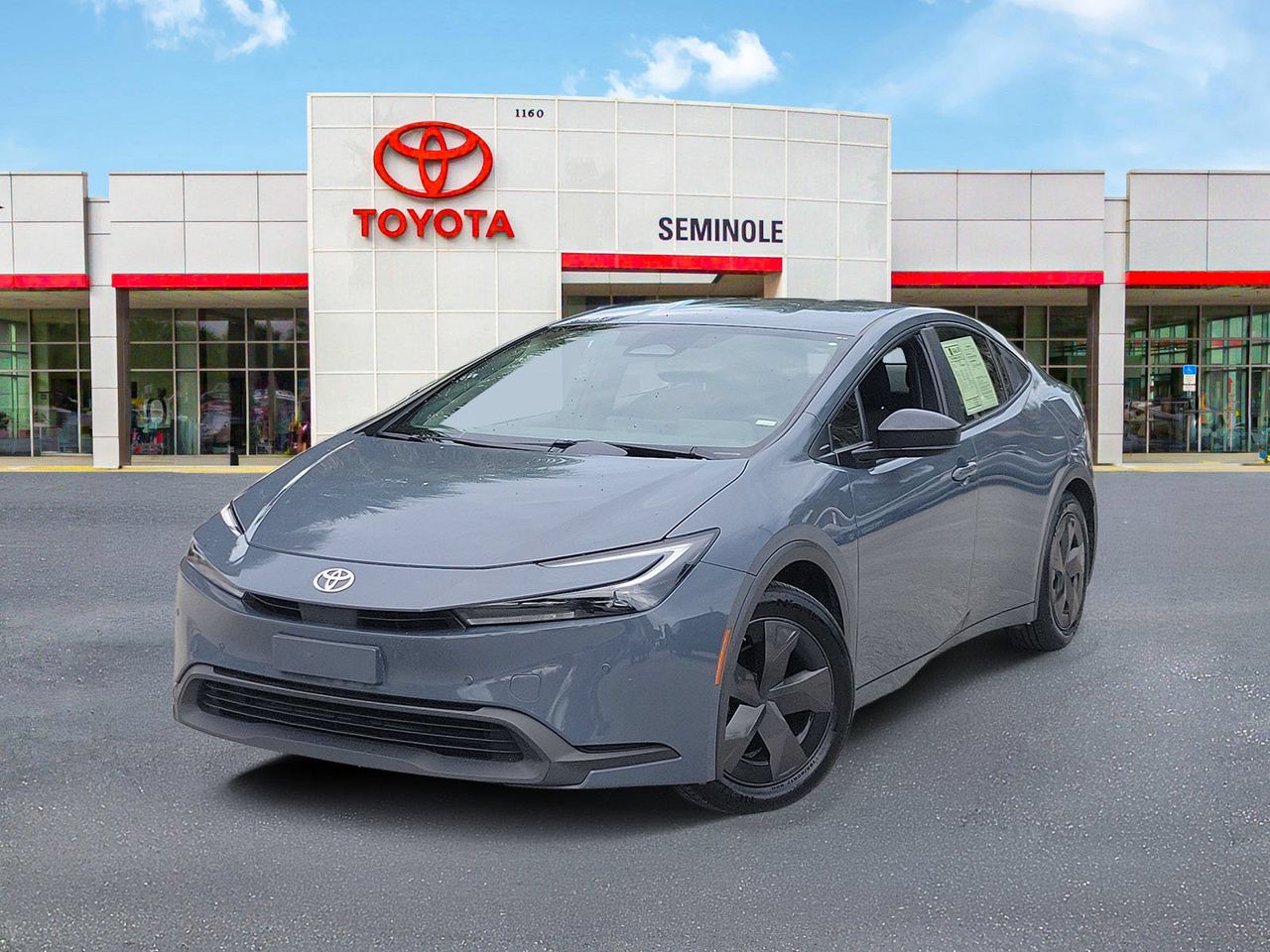 Guardian Gray 2024 Toyota Prius Hatchback Front-Wheel Drive Continuously Variable Transmission