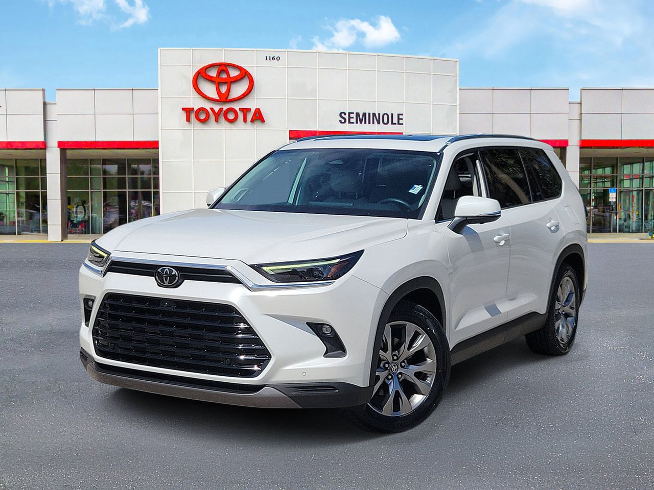 White (Wind Chill Pearl) 2024 Toyota Grand Highlander SUV / Crossover All-Wheel Drive 8-Speed Automatic
