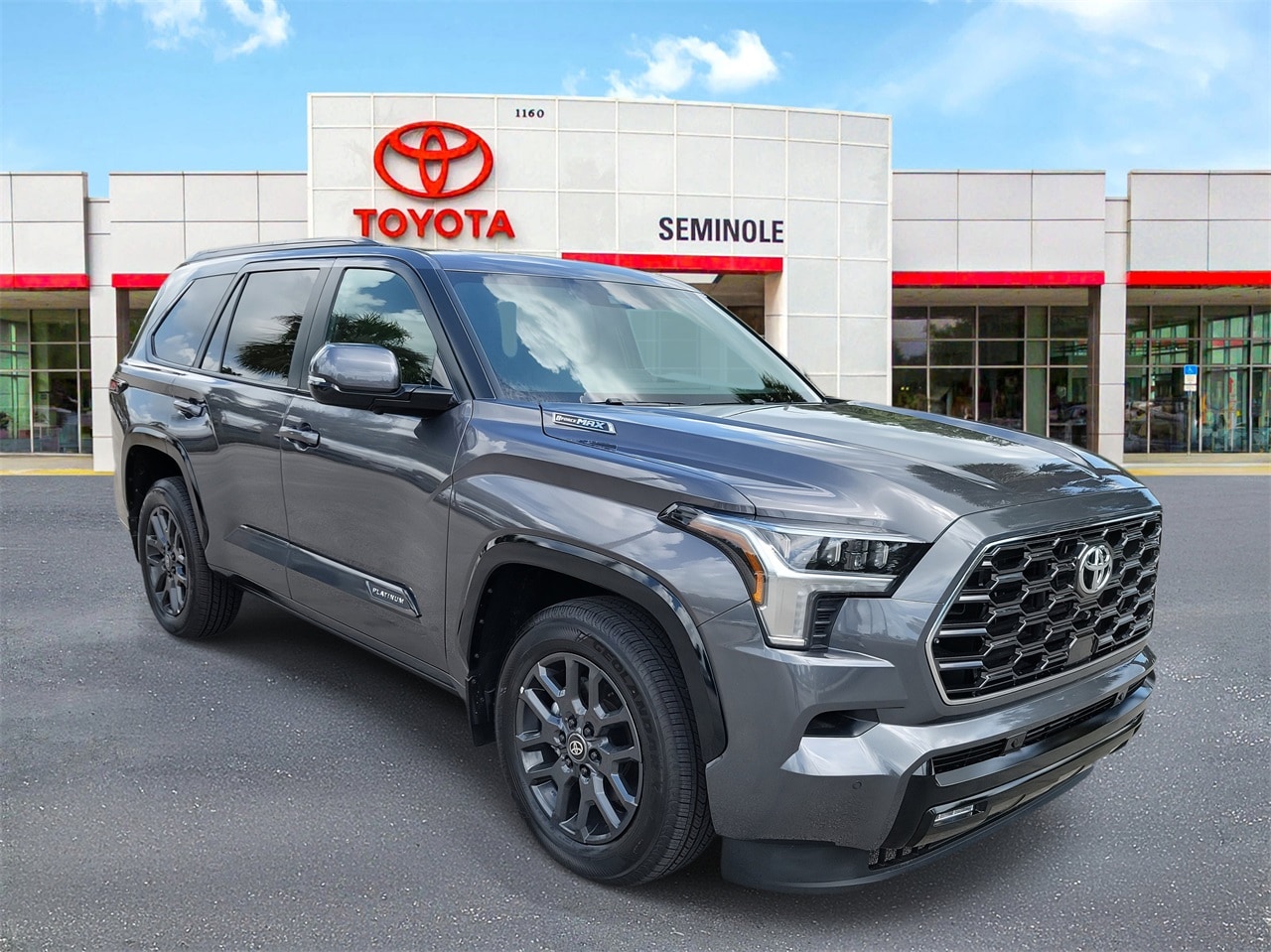 Used 2025 Toyota Sequoia Platinum with VIN 7SVAAABAXSX050675 for sale in Sanford, FL