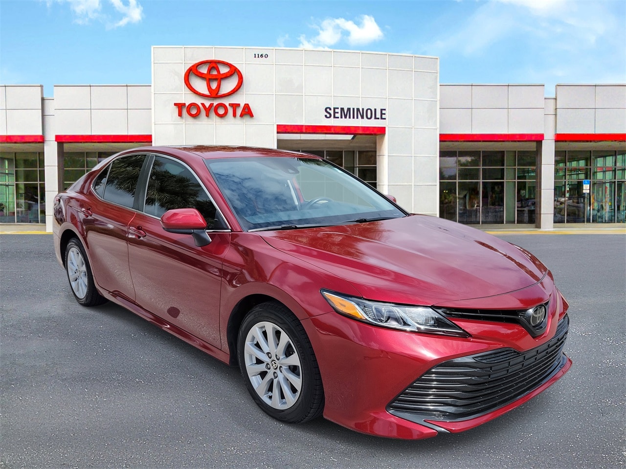 Used 2020 Toyota Camry LE with VIN 4T1C11AK8LU383632 for sale in Sanford, FL