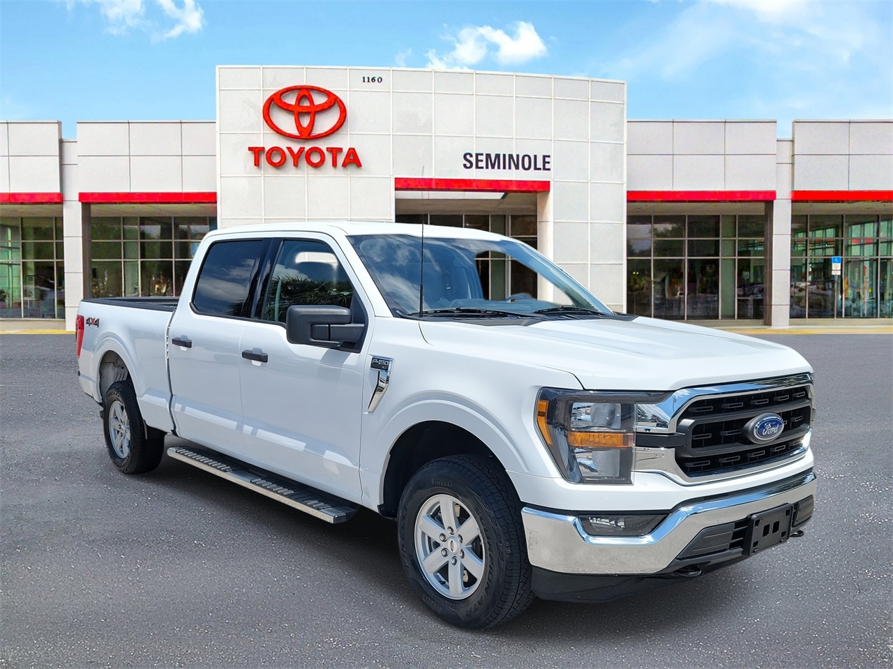 Used 2023 Ford F-150 XLT with VIN 1FTFW1E58PKD84790 for sale in Sanford, FL