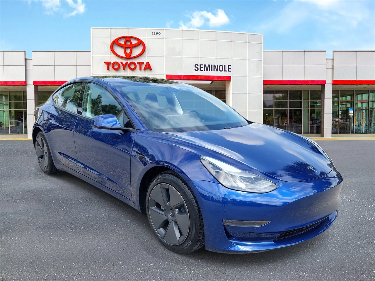 Used 2021 Tesla Model 3 Base with VIN 5YJ3E1EA1MF056994 for sale in Sanford, FL