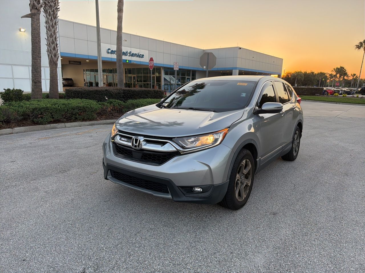 Lunar Silver Metallic 2019 Honda CR-V EX-L FWD SUV / Crossover Front-Wheel Drive Continuously Variable Transmission