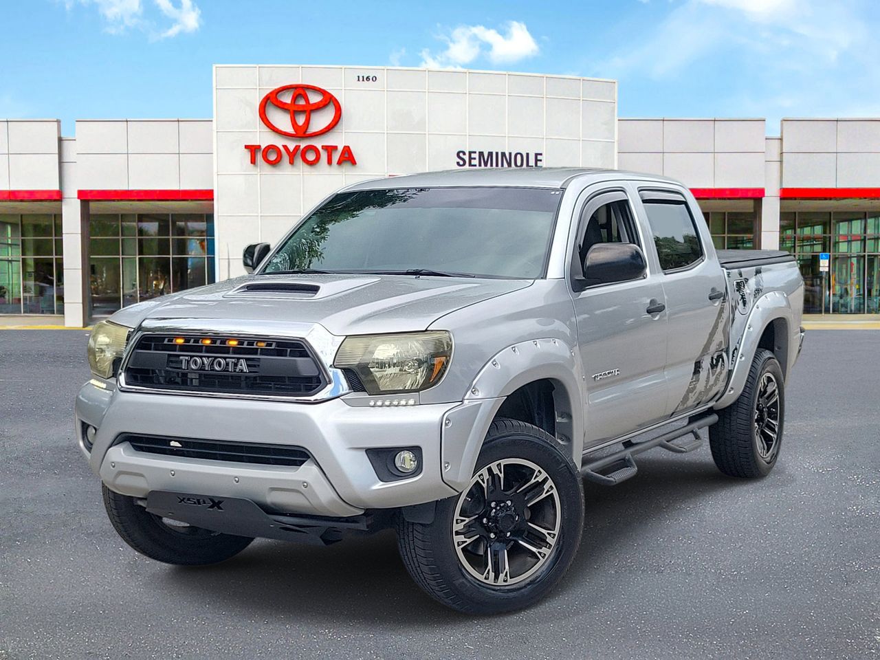 Silver Streak Metallic 2013 Toyota Tacoma PreRunner Double Cab V6 SB Pickup Truck 4X2 5-Speed Automatic Overdrive
