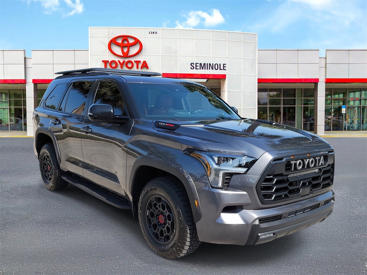Used 2025 Toyota Sequoia TRD Pro with VIN 7SVAAABA0SX059062 for sale in Sanford, FL