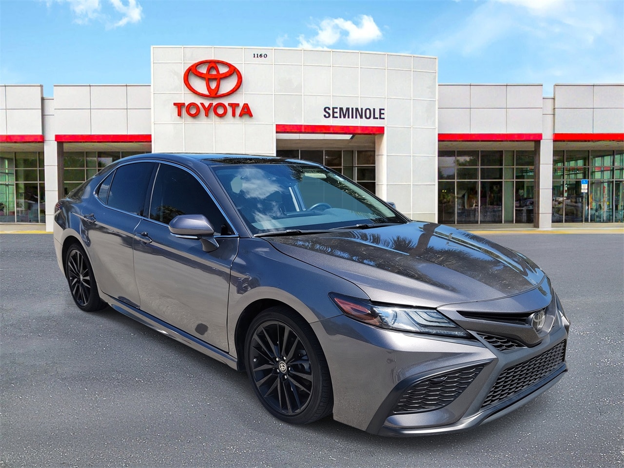 Used 2022 Toyota Camry XSE with VIN 4T1K61AK4NU717901 for sale in Sanford, FL