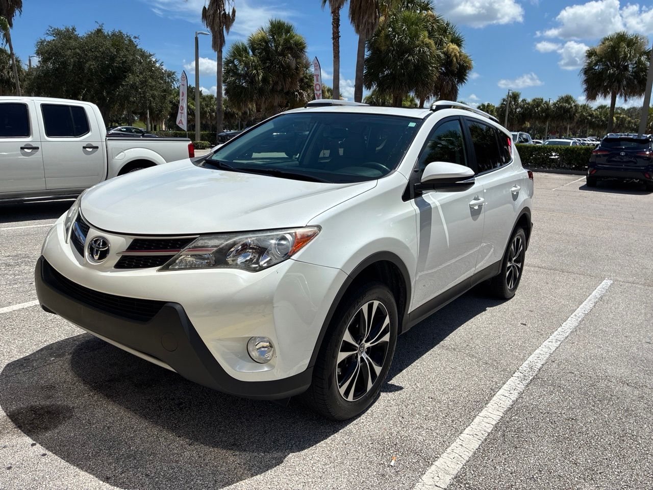 White (Blizzard Pearl) 2015 Toyota RAV4 SUV / Crossover Front-Wheel Drive 6-Speed Automatic