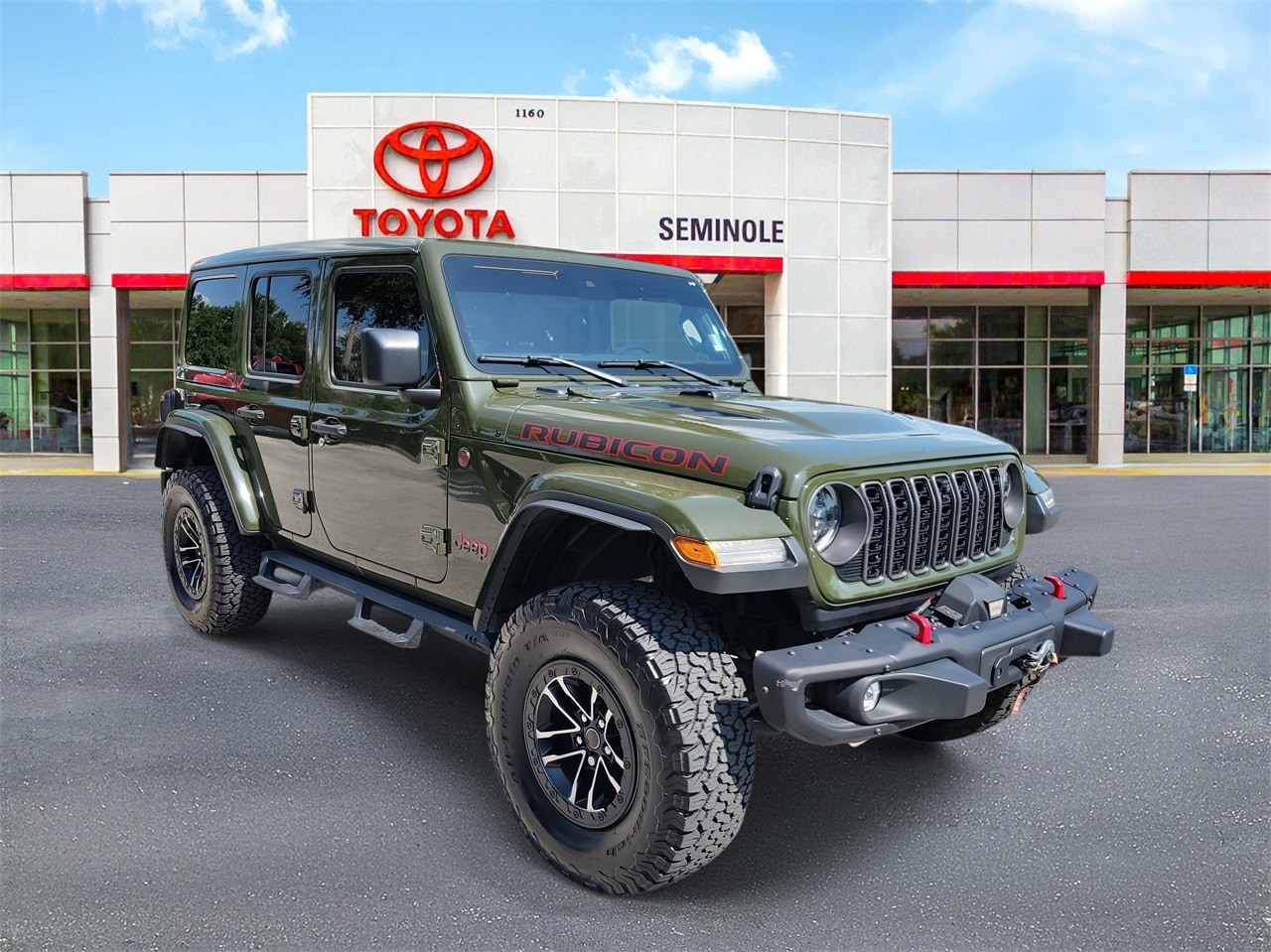 Used 2024 Jeep Wrangler 4-Door Rubicon X with VIN 1C4RJXFG8RW158999 for sale in Sanford, FL