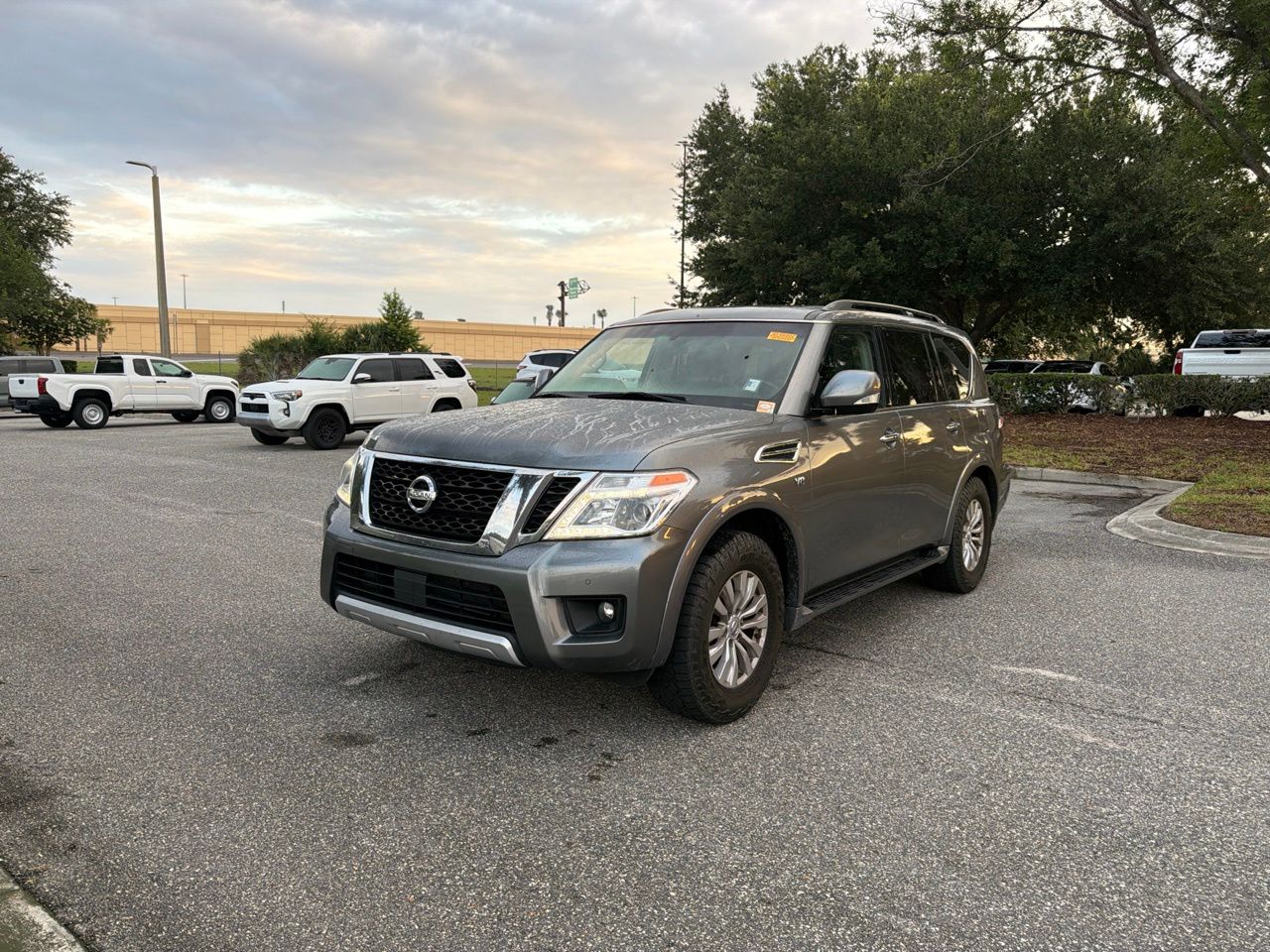 Gray (Gun Metallic) 2017 Nissan Armada SV 4WD SUV / Crossover Four-Wheel Drive 7-Speed Automatic