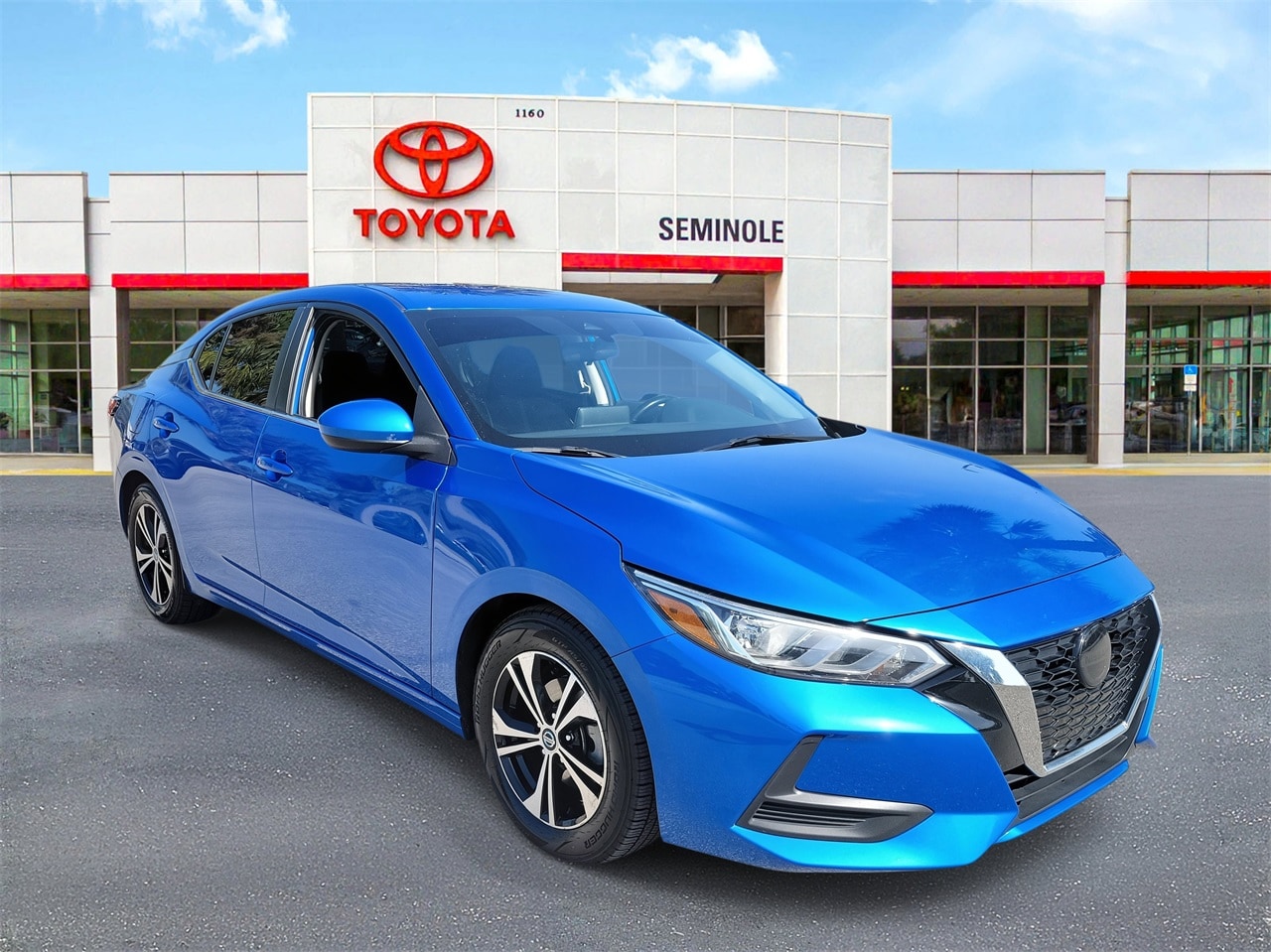 Used 2022 Nissan Sentra SV with VIN 3N1AB8CV5NY242190 for sale in Sanford, FL