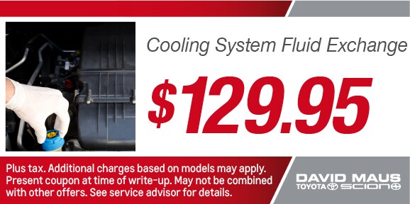 Coolant flush coupons