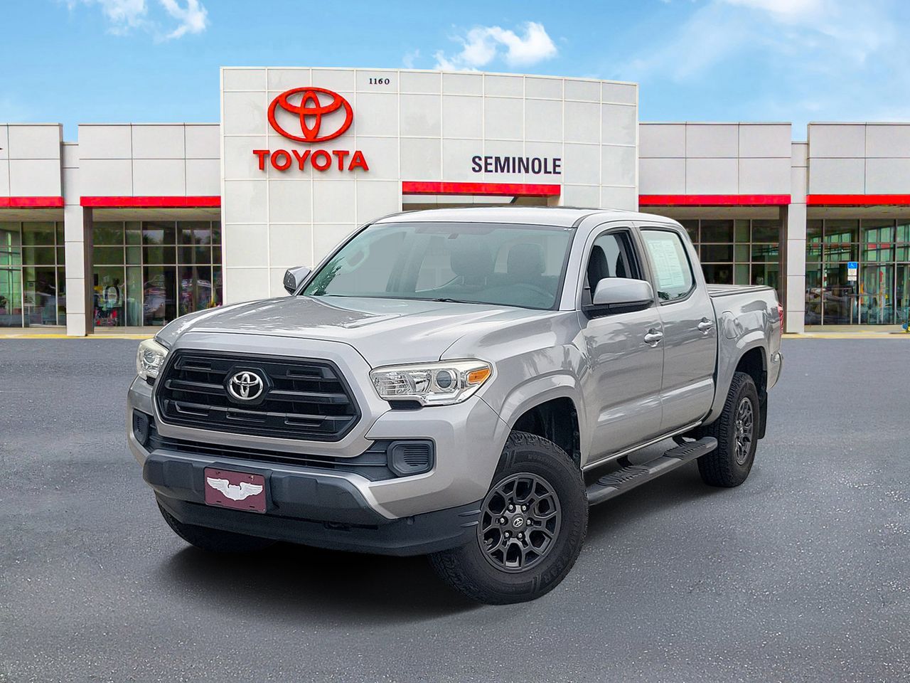 Silver Sky Metallic 2016 Toyota Tacoma Pickup Truck Four-Wheel Drive 6-Speed Automatic