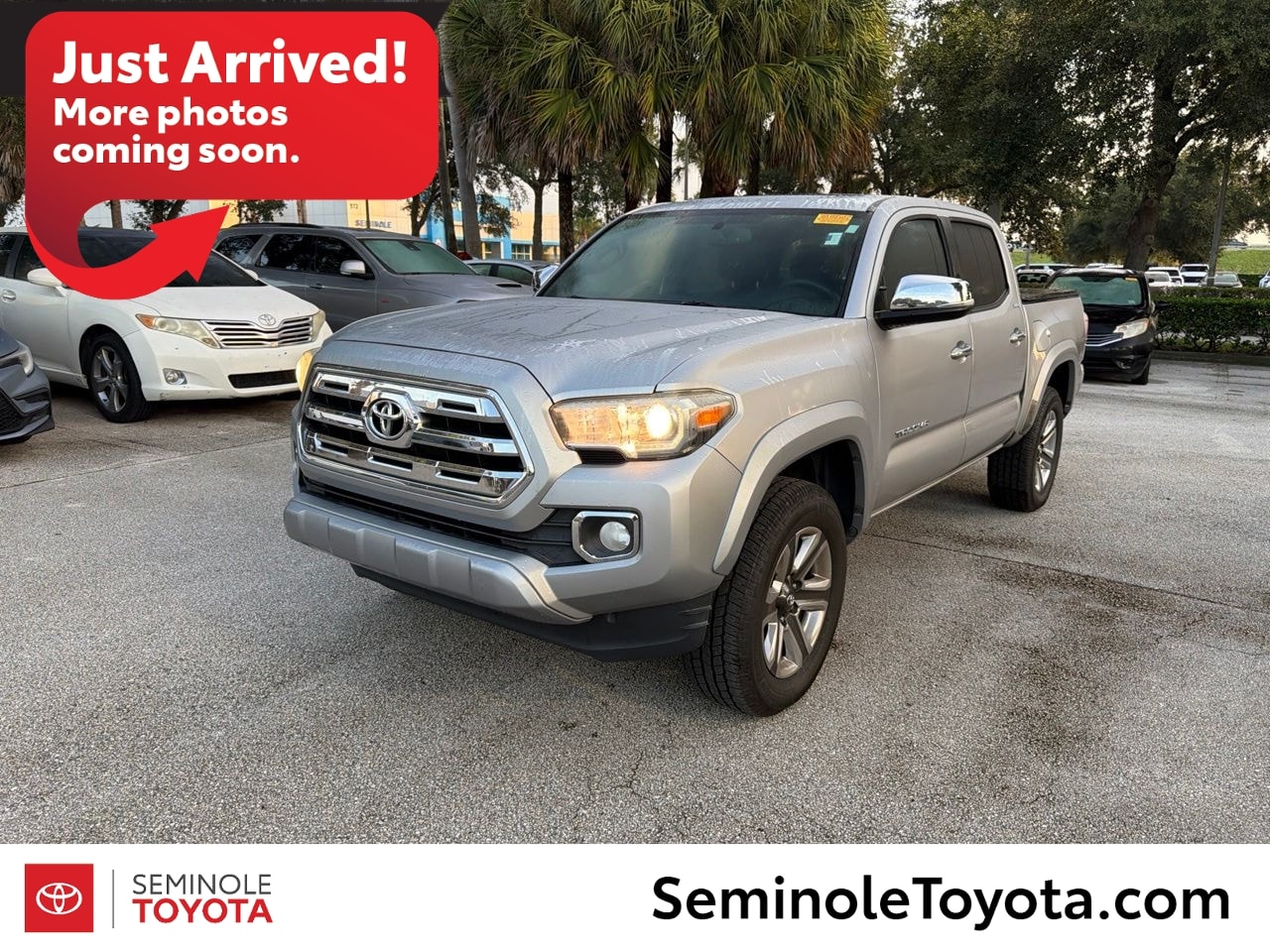 Silver Sky Metallic 2017 Toyota Tacoma Pickup Truck 4X2 6-Speed Automatic