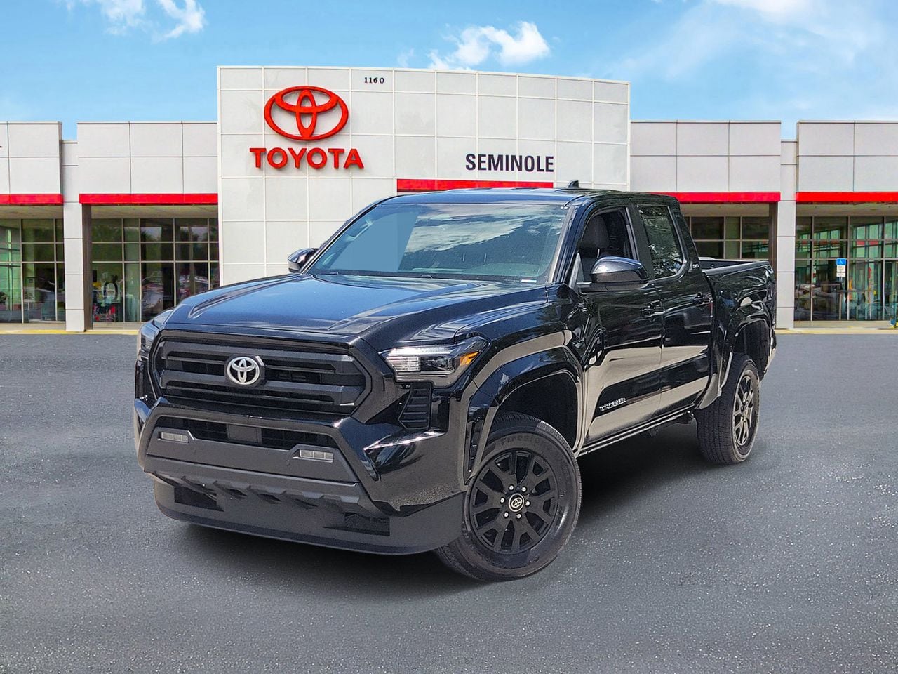 Black 2024 Toyota Tacoma Pickup Truck 4X2 8-Speed Automatic