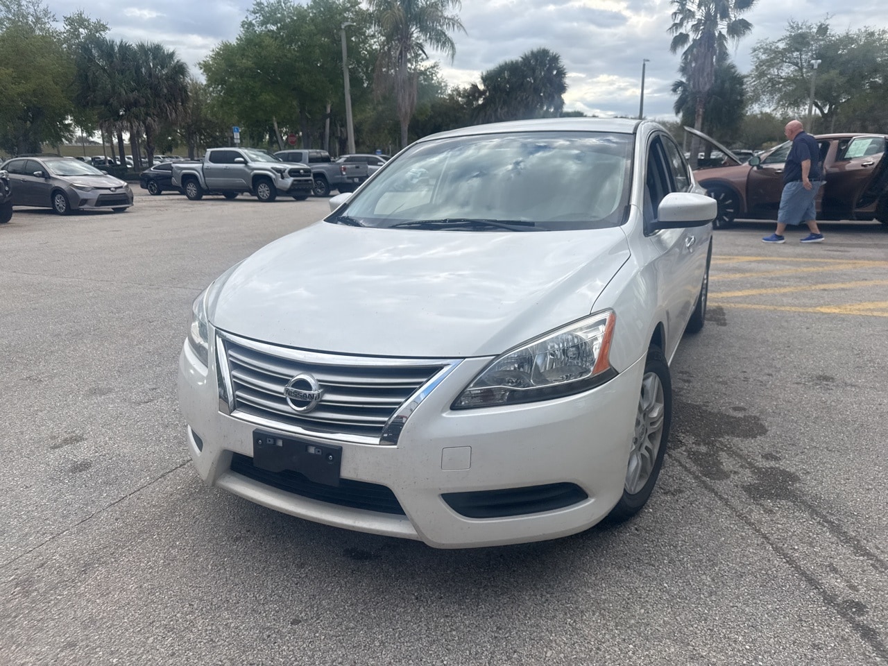 Used 2013 Nissan Sentra SV with VIN 3N1AB7AP0DL675586 for sale in Sanford, FL