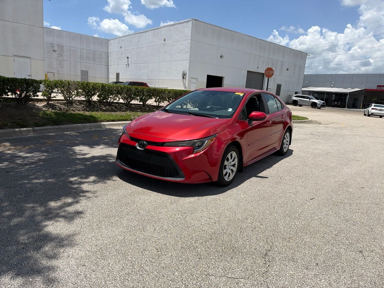 Barcelona Red Metallic 2020 Toyota Corolla Sedan Front-Wheel Drive Continuously Variable Transmission