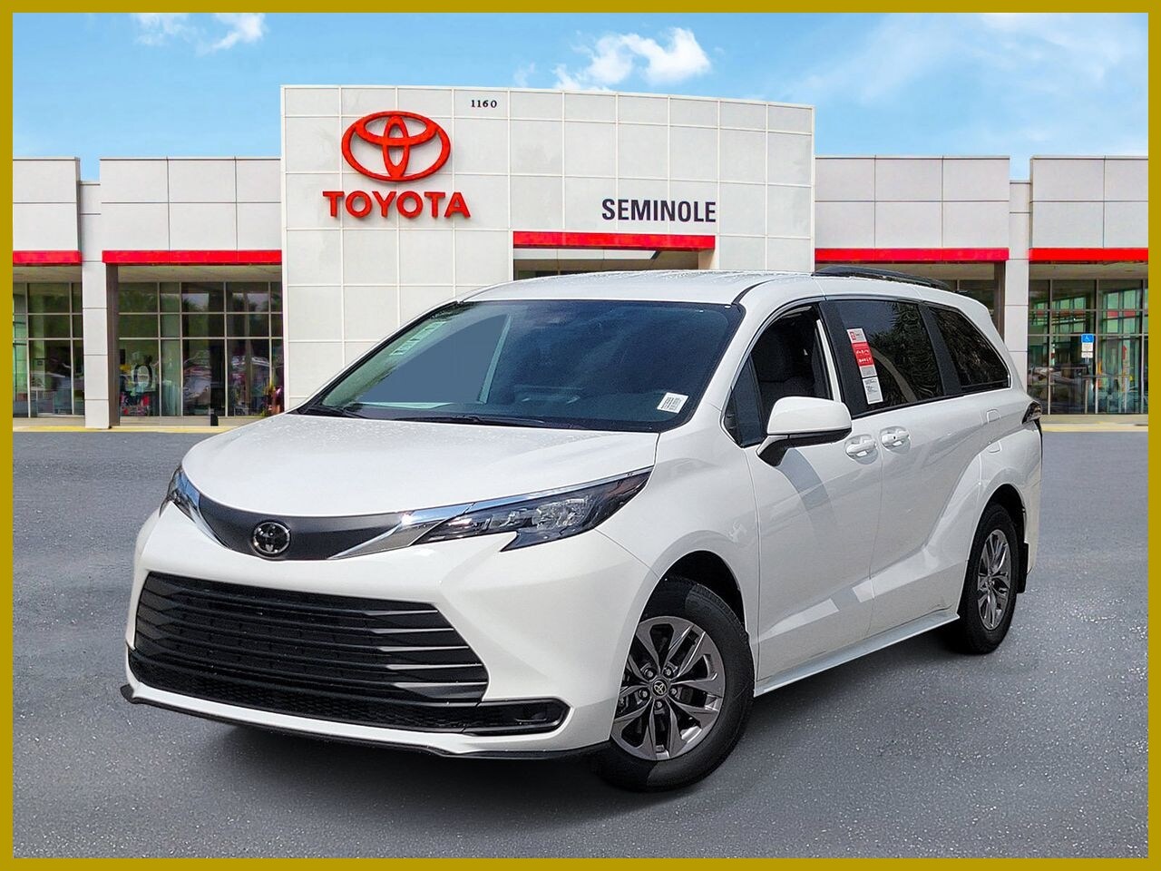 Ice Cap 2026 Toyota Sienna Minivan Front-Wheel Drive Continuously Variable Transmission