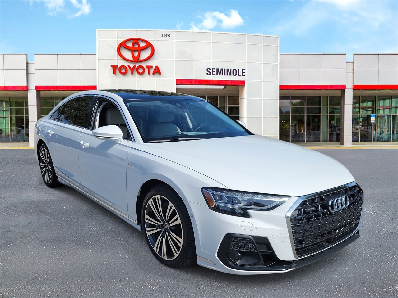 Used 2023 Audi A8 Base with VIN WAULDAF85PN011123 for sale in Sanford, FL