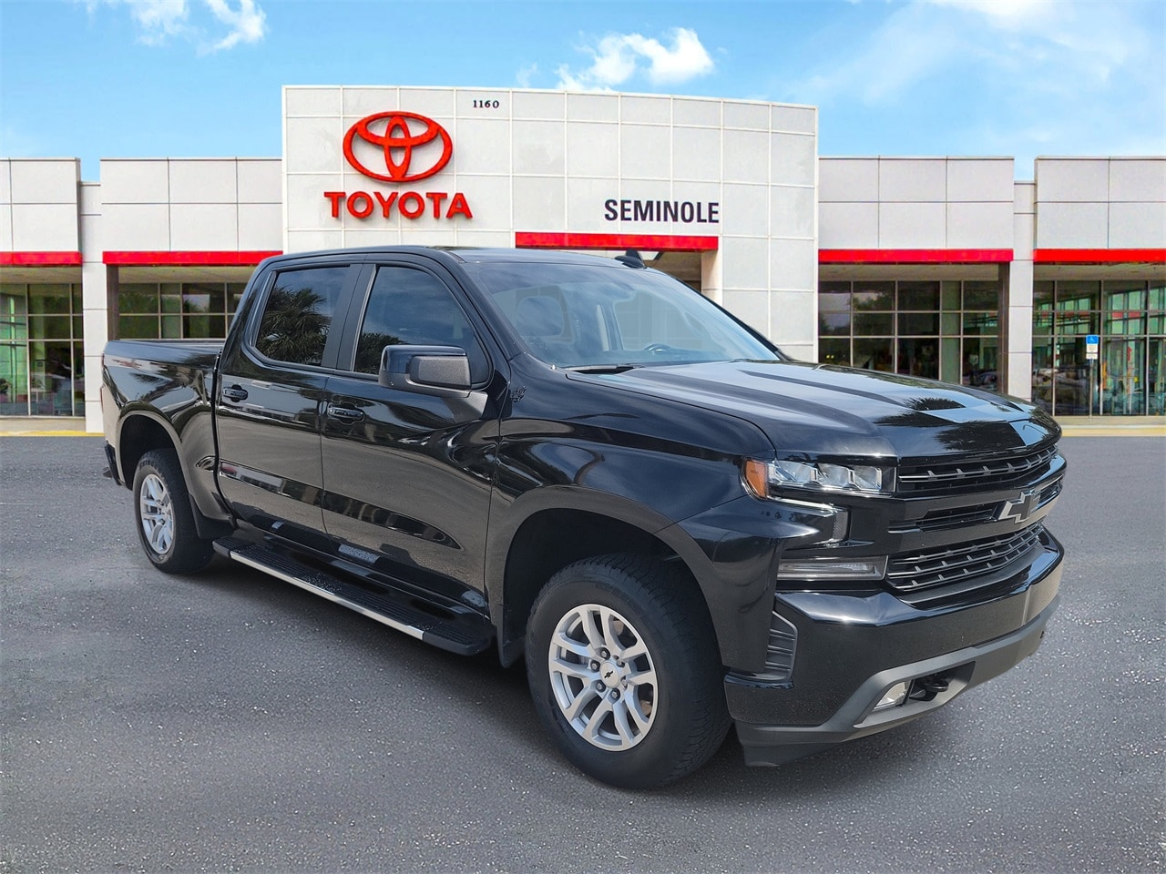 Used 2021 Chevrolet Silverado 1500 RST with VIN 1GCUYEED0MZ452986 for sale in Sanford, FL