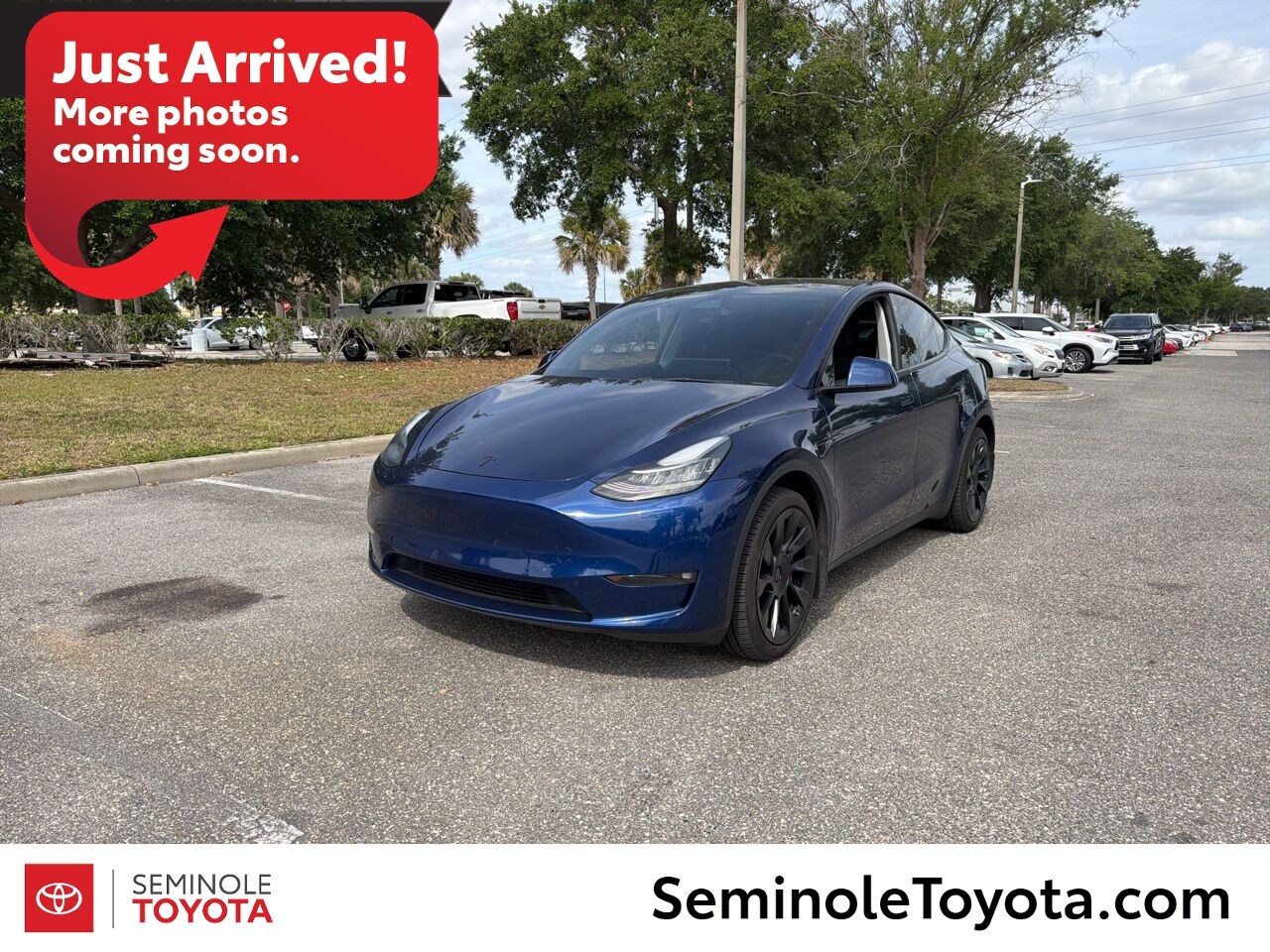 Deep Blue Metallic 2021 Tesla Model Y Long Range AWD SUV / Crossover All-Wheel Drive 1-Speed Automatic