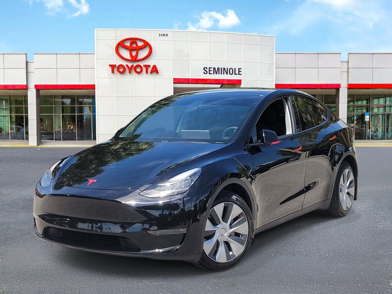 Solid Black 2021 Tesla Model Y SUV / Crossover All-Wheel Drive 1-Speed Automatic