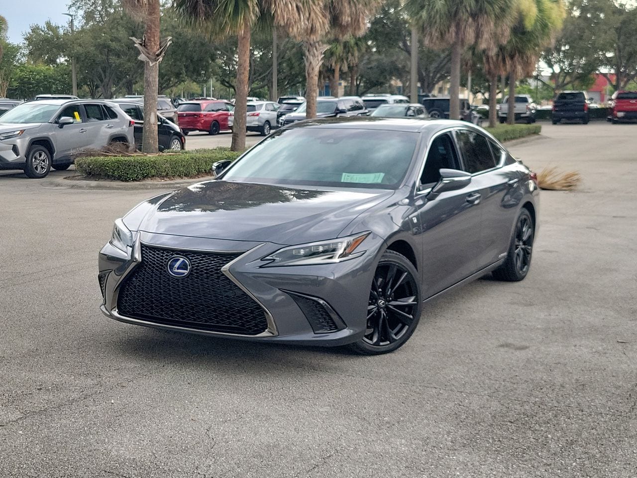 Cloudburst Gray 2022 Lexus ES Hybrid Sedan Front-Wheel Drive Continuously Variable Transmission