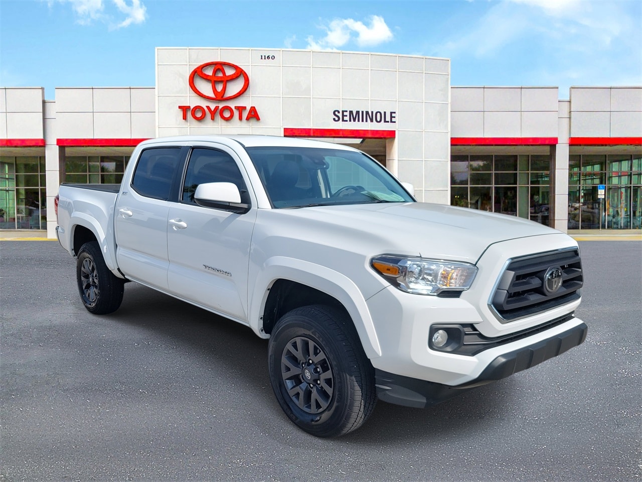 Used 2023 Toyota Tacoma SR5 with VIN 3TMCZ5AN8PM608480 for sale in Sanford, FL