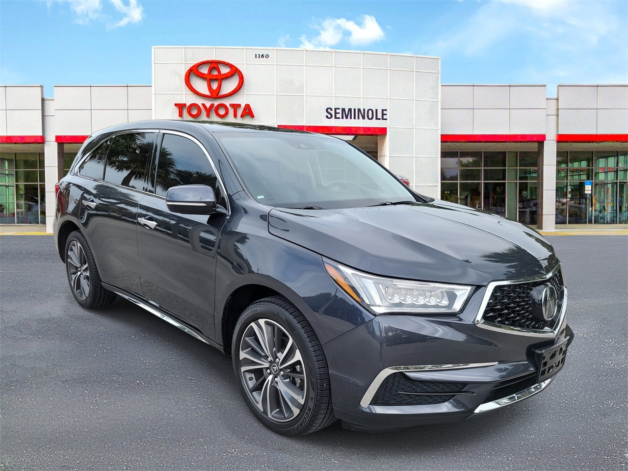 Used 2020 Acura MDX Technology Package with VIN 5J8YD4H59LL007337 for sale in Sanford, FL