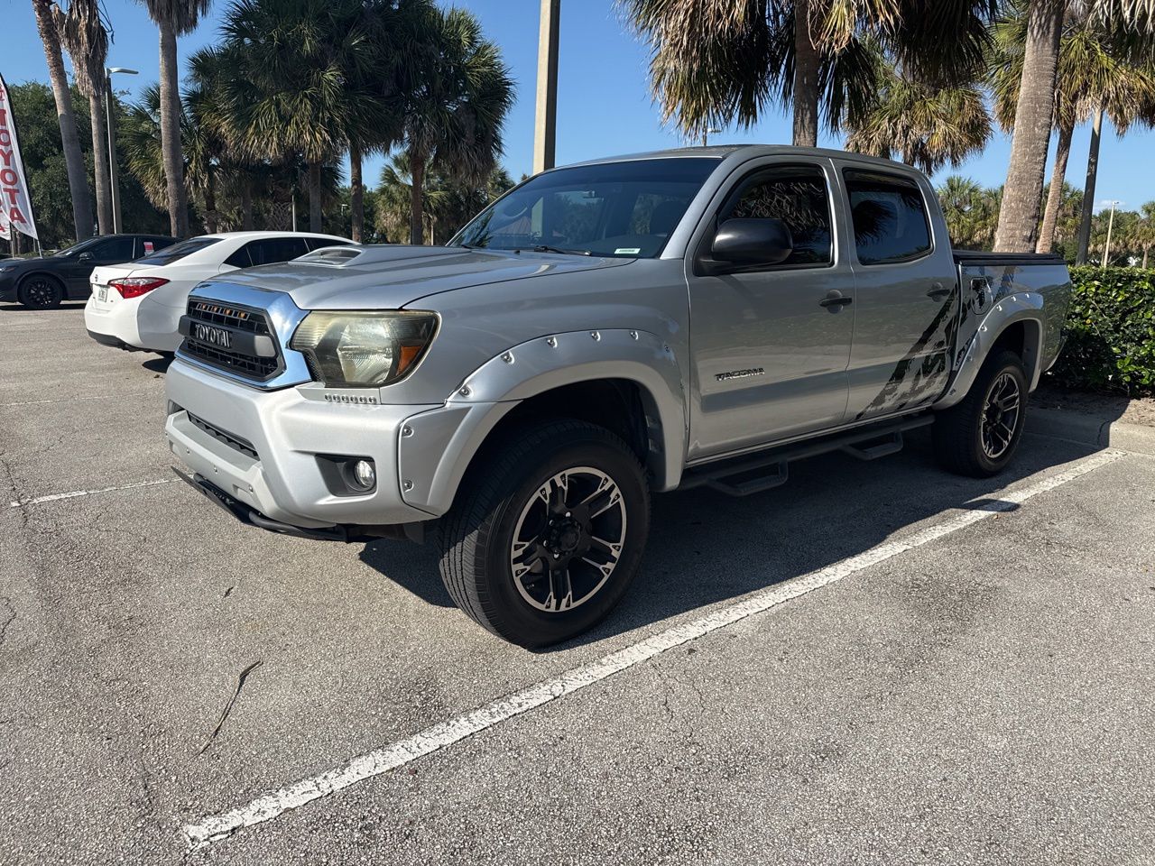 Silver Streak Metallic 2013 Toyota Tacoma PreRunner Double Cab V6 SB Pickup Truck 4X2 5-Speed Automatic Overdrive